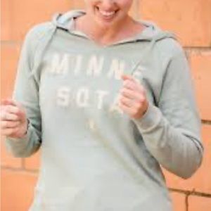 Sota' Fern Hill Hooded Sweatshirt- Womens XL mint‎ green